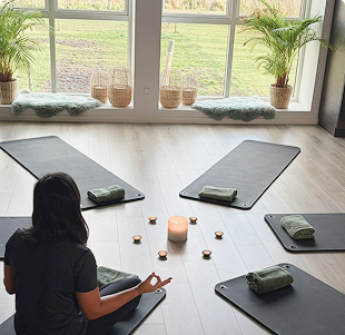 Person der og laver mindfulness